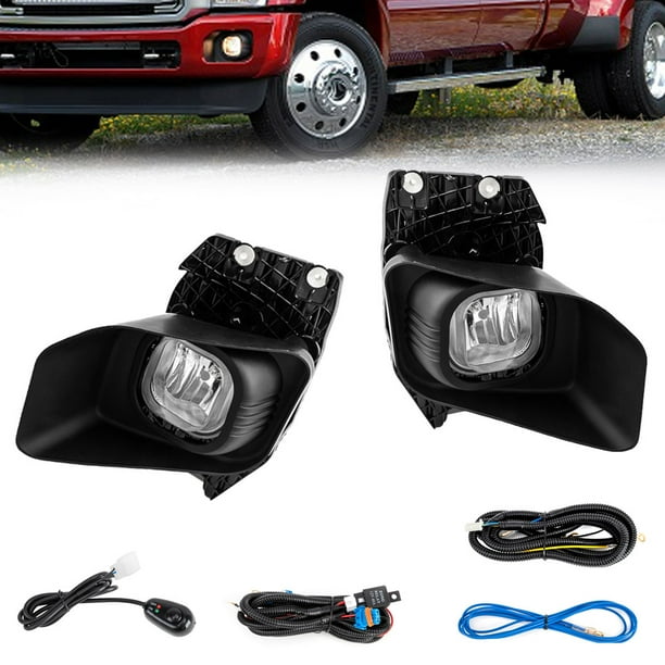 FOR 08-10 FORD F250-F550 SUPERDUTY CLEAR LED PROJECTOR DRIVING FOG LIGHT+SWITCH FOR 08-10 FORD F250-F550 SUPERDUTY CLEAR LED PROJECTOR DRIVING FOG LIGHT+SWITCH